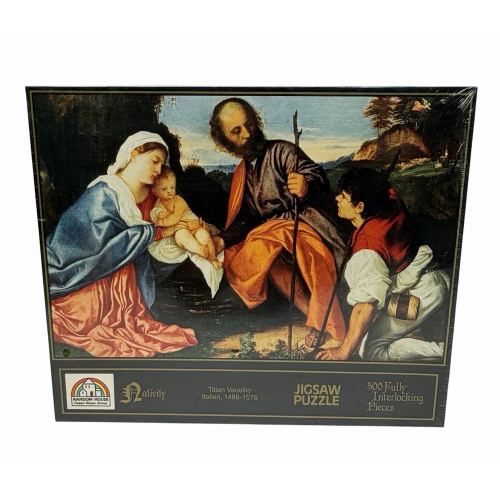 Titian Vecellio Nativity Jigsaw Puzzle 500 Piece Random House New Factory Sealed